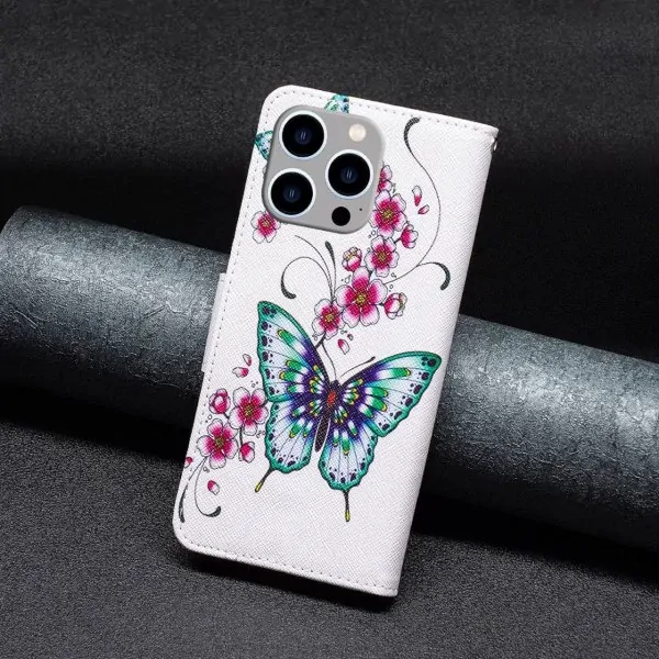 Púzdro na iPhone 14 Pro Max Motýľ bielej
