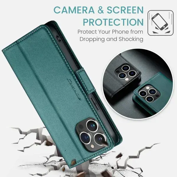 Púzdro na iPhone 13 Pro Max CASEME smooth zelené