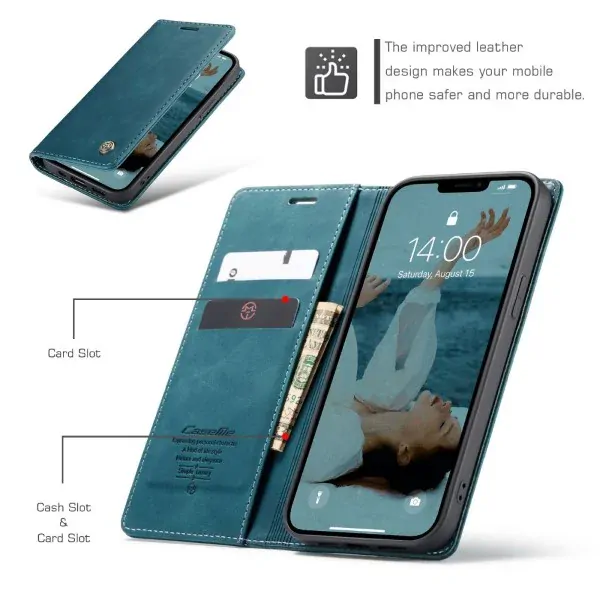 Púzdro na iPhone 13 Pro Max CASEME modré