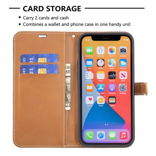Púzdro na iPhone 13 Pro Max Jeans čierne