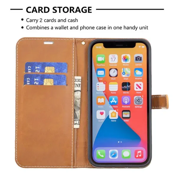 Púzdro na iPhone 13 Pro Max Jeans šedé
