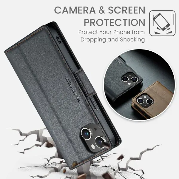 Púzdro na iPhone 14 Plus CASEME smooth čierne