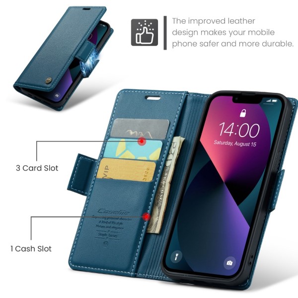 Puzdro na iPhone 14 Plus CASEME smooth modré