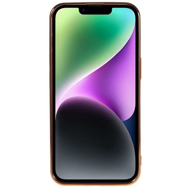 Kryt na iPhone 14 Plus Electroplated srdiečko ružový