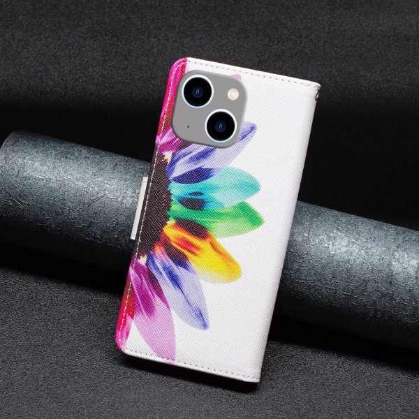 Puzdro na iPhone 14 Plus Kvietka biela