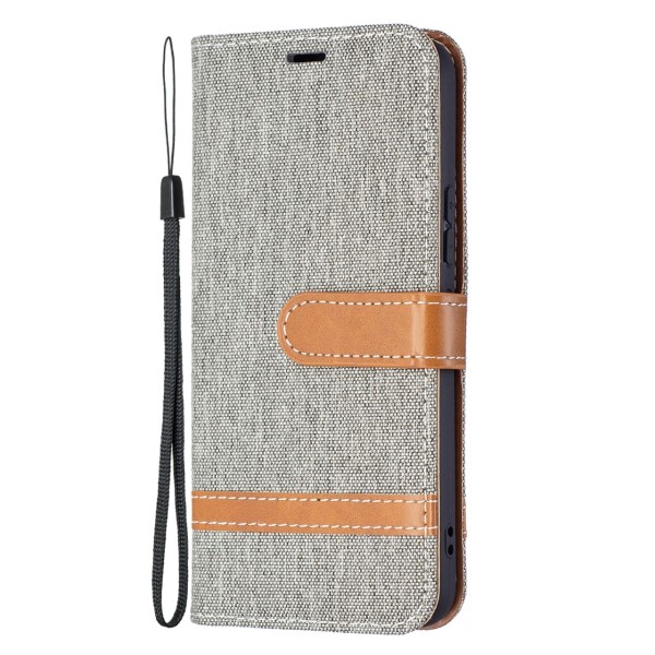 Puzdro na Samsung Galaxy S22 Jeans šedé