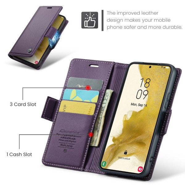 Puzdro na Samsung Galaxy S22 Plus CASEME smooth fialové