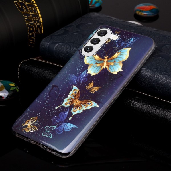 Kryt na Samsung Galaxy S23 svietiaci Motýľ