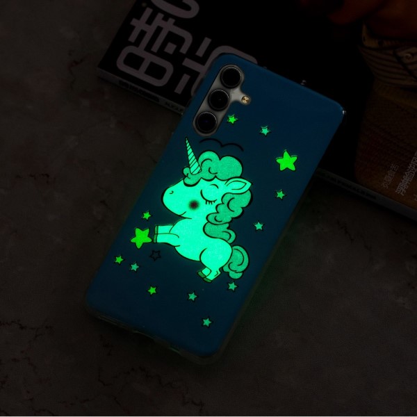 Kryt na Samsung Galaxy S23 plus svietiaci Jednorožec