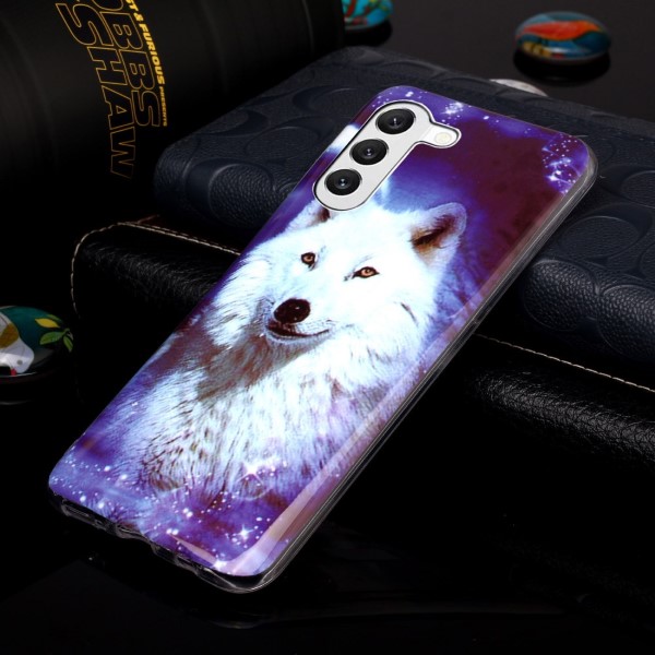 Kryt na Samsung Galaxy S23 plus svietiaci Vlk