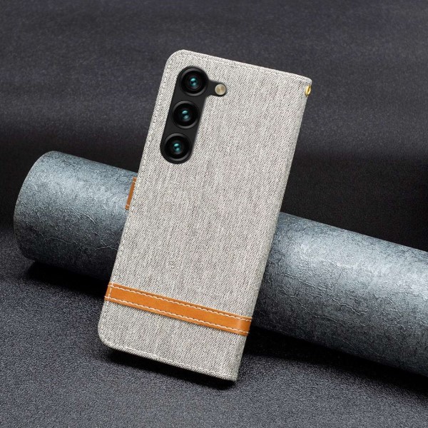 Puzdro na Samsung Galaxy S23 Plus Jeans sivé