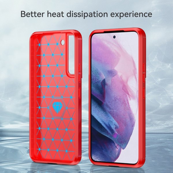 Kryt na Samsung Galaxy S23 plus Carbon červený