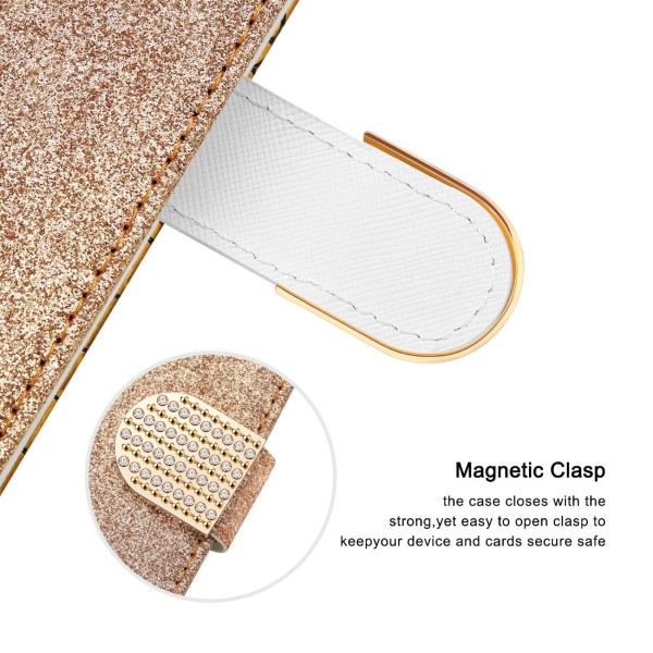 Puzdro na Samsung Galaxy S23 Plus Glitter zlaté