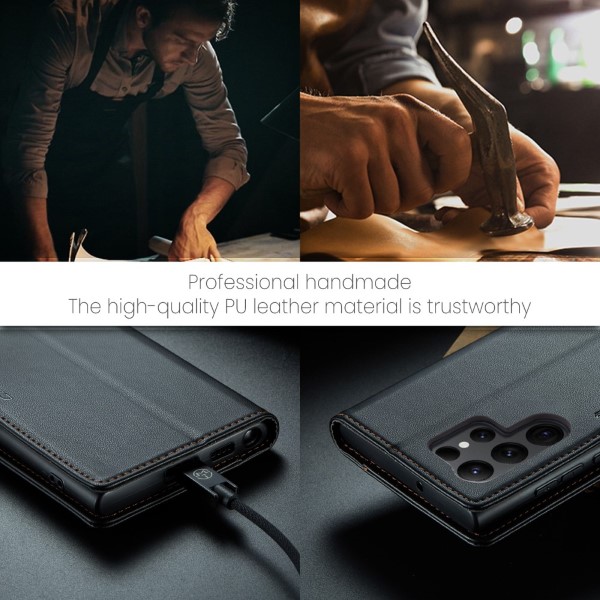 Puzdro na Samsung Galaxy S23 Ultra CASEME smooth čierne
