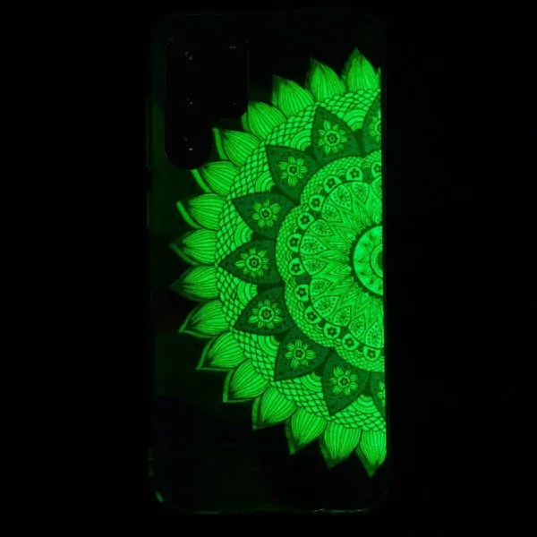 Kryt na Samsung Galaxy S23 Ultra svietiaci Mandala