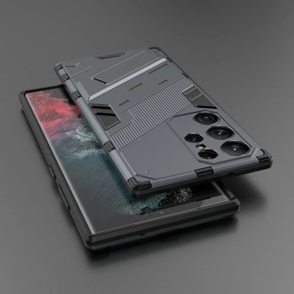 Kryt na Samsung Galaxy S23 Ultra odolný Shockproof sivý