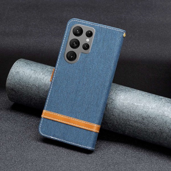 Puzdro na Samsung Galaxy S23 Ultra Jeans modré