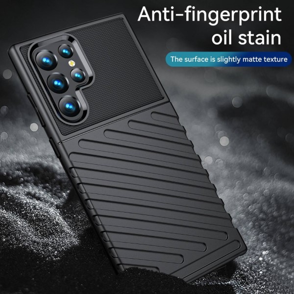 Kryt na Samsung Galaxy S23 Ultra gumový Anti-Scratch čierny