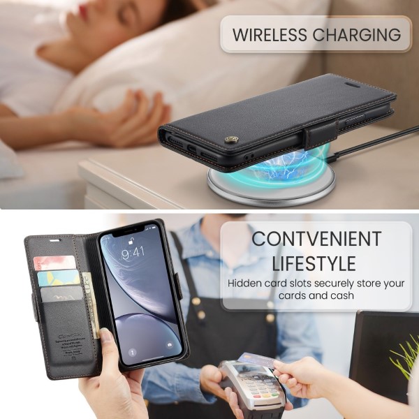 Púzdro pre iPhone Xr CASEME Smooth čierne