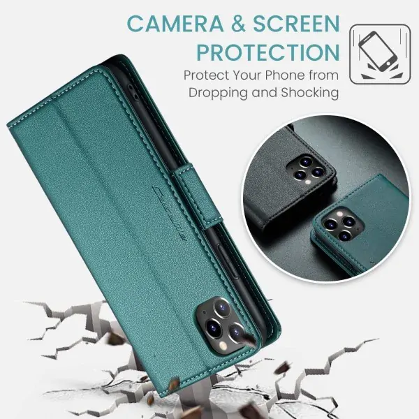 Púzdro na iPhone 11 Pro Max CASEME smooth zelené