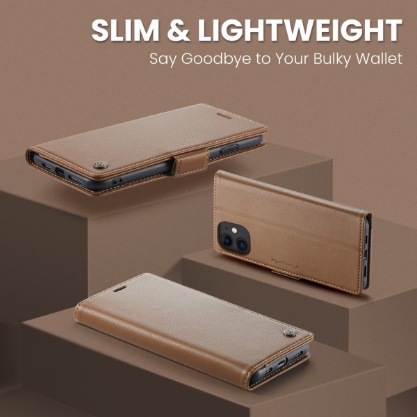 Púzdro pre iPhone 11 CASEME Smooth hnedé