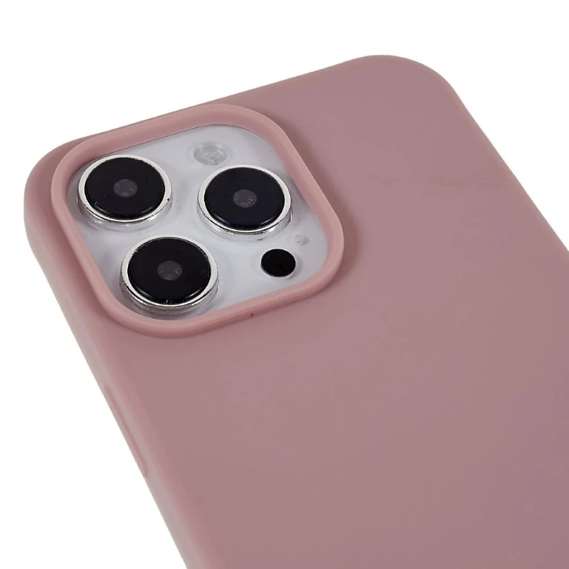 Kryt na iPhone 15 Pro gumový so šnúrkou na krk staroružový