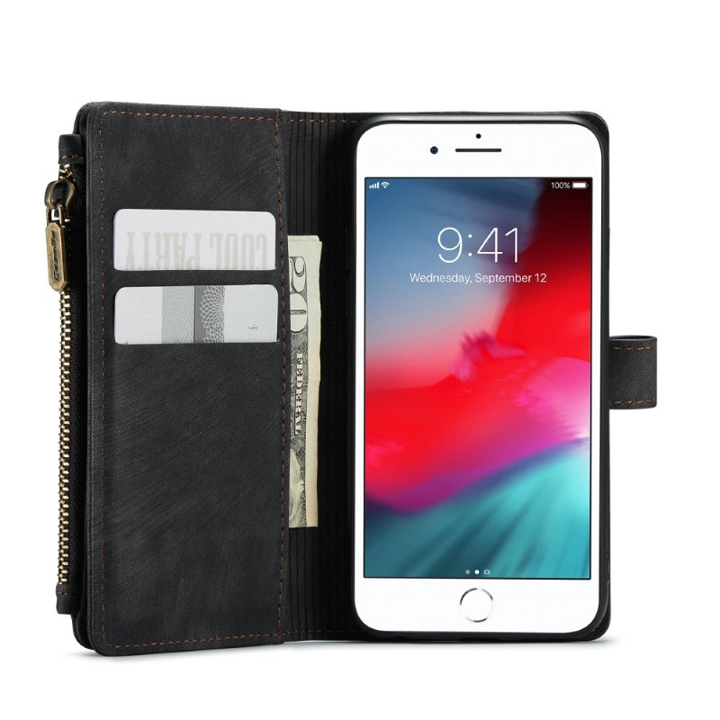 Púzdro pre iPhone 7 / 8 / SE ( 2020 / 2022 ) Luxury Double Layer čierne