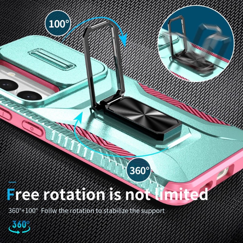 Kryt na Samsung Galaxy S24 Plus odolný s krytom na fotoaparát svetlo modrý