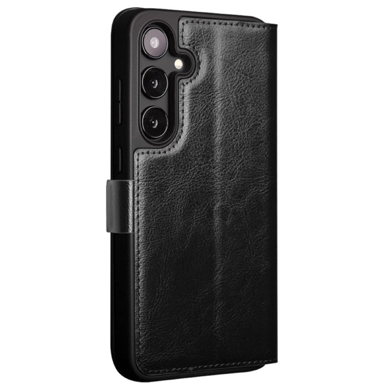 Puzdro kožené QIALINO na Samsung Galaxy S24 Plus čierne
