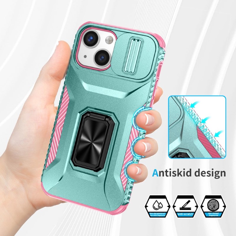 Kryt na iPhone 12 Mini odolný s krytom na fotoaparát svetlo modrý