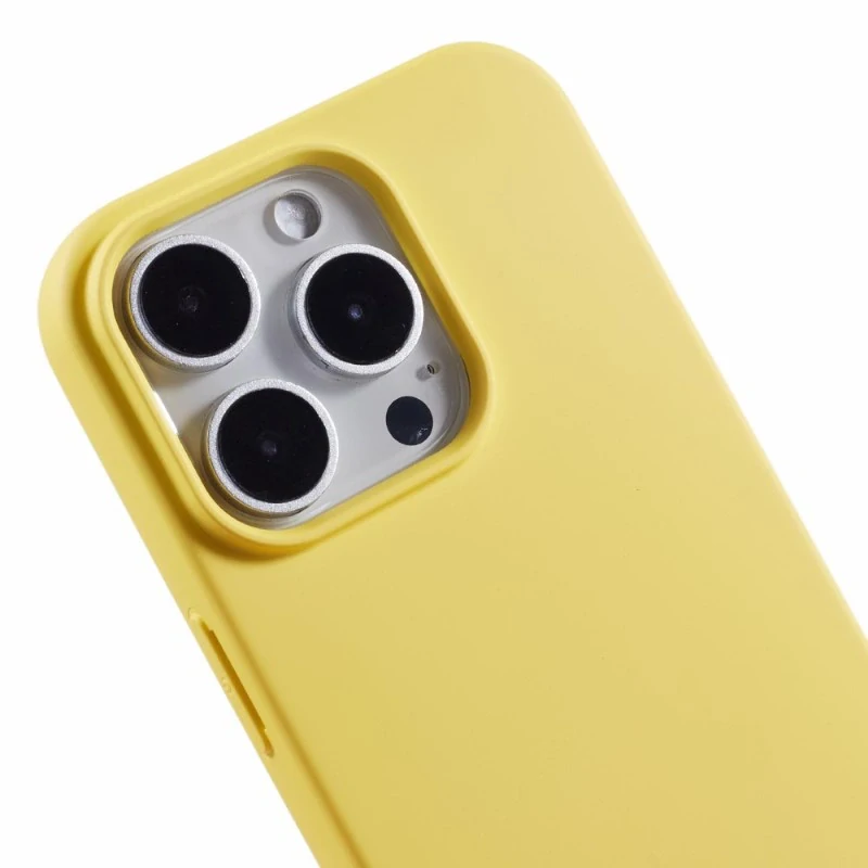 Kryt na iPhone 16 Pro gumový Premium žltý