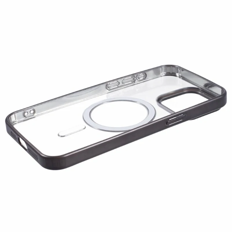 Kryt na iPhone 14 Pro gumový s podporou MagSafe čierny