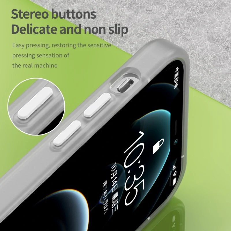 Kryt na iPhone 12 / 12 Pro gumový Candy (podpora MagSafe) biely