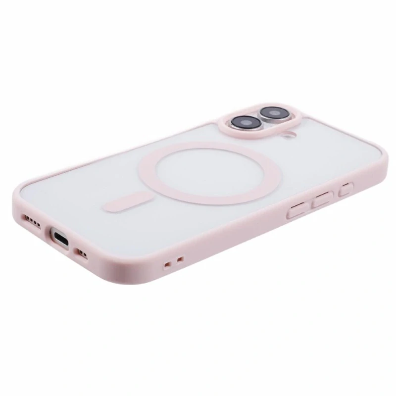 Kryt na iPhone 16 matný s podporou MagSafe ružový