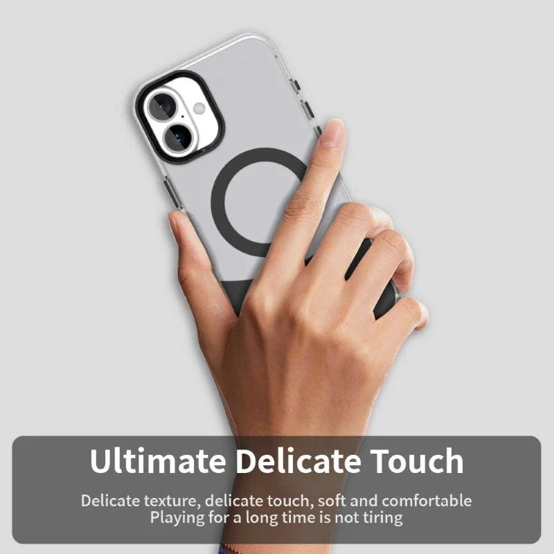 Kryt na iPhone 16 Split s podporou MagSafe čierny