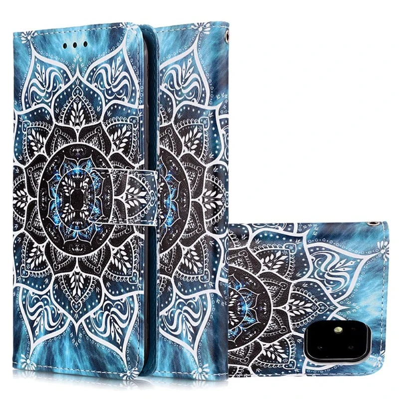 Puzdro pre iPhone 11 Mandala modré