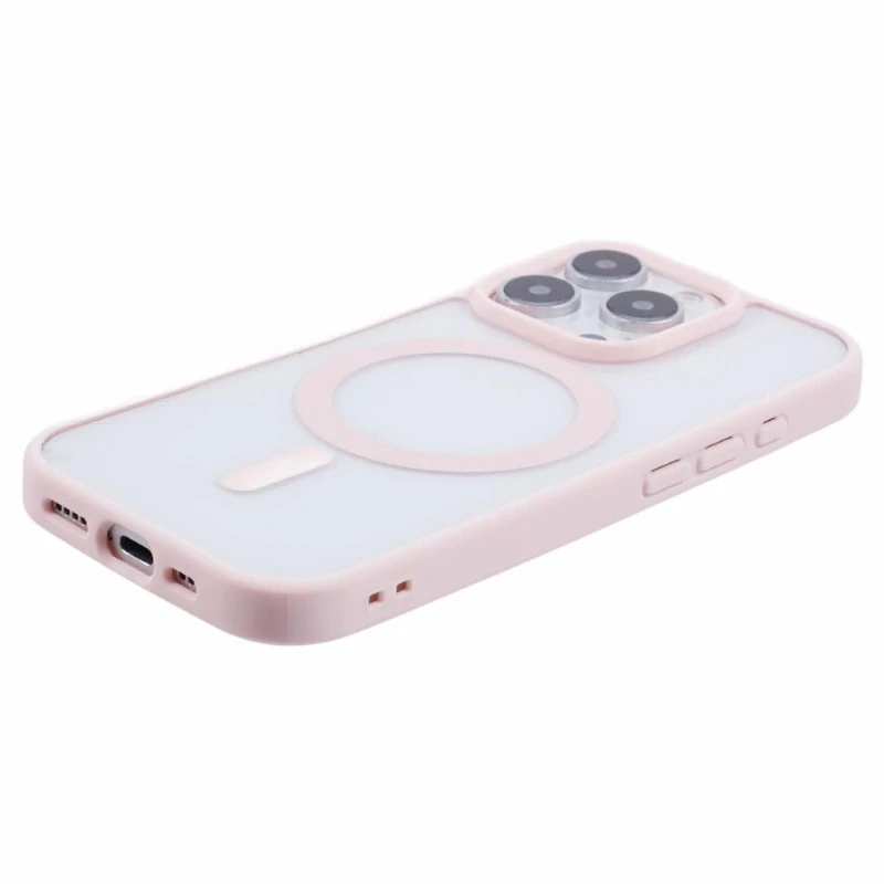 Kryt na iPhone 16 Pro Max matný s podporou MagSafe ružový