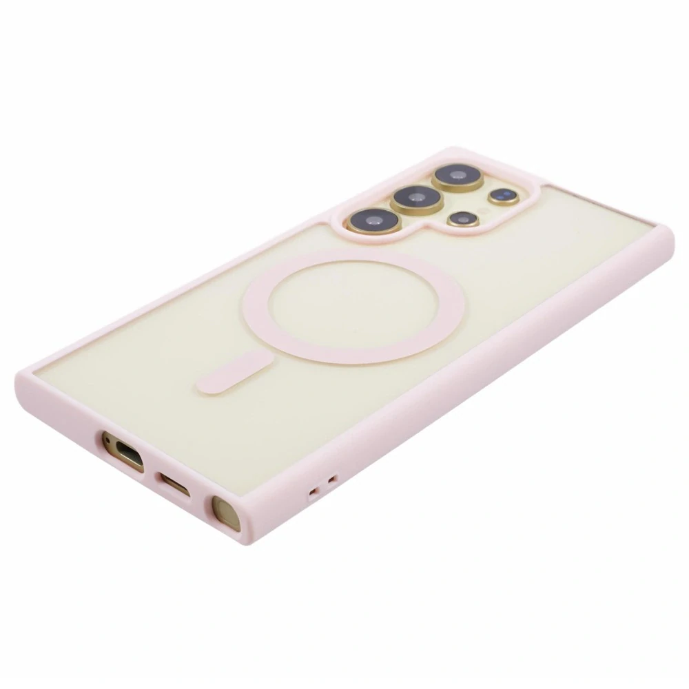 Kryt na Samsung Galaxy S23 Ultra matný s podporou MagSafe ružový