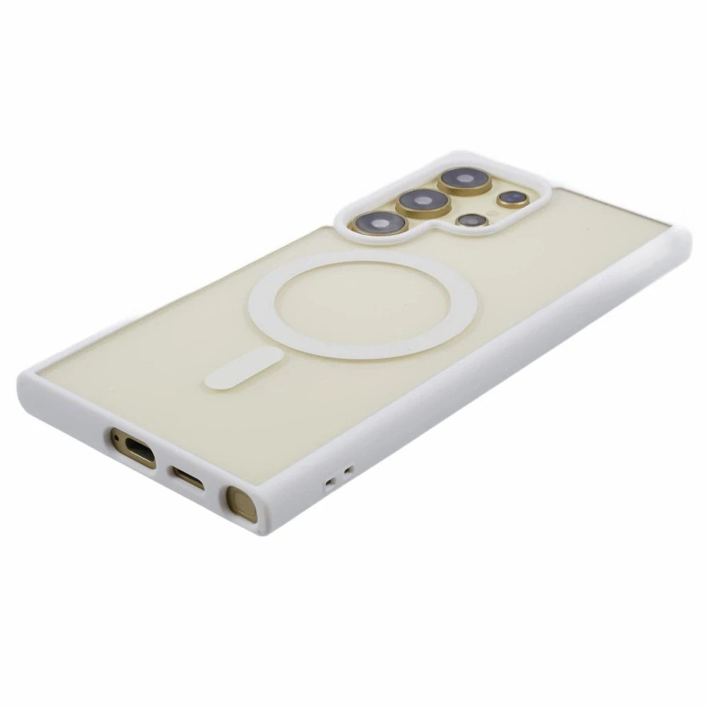 Kryt na Samsung Galaxy S24 Ultra matný s podporou MagSafe biely