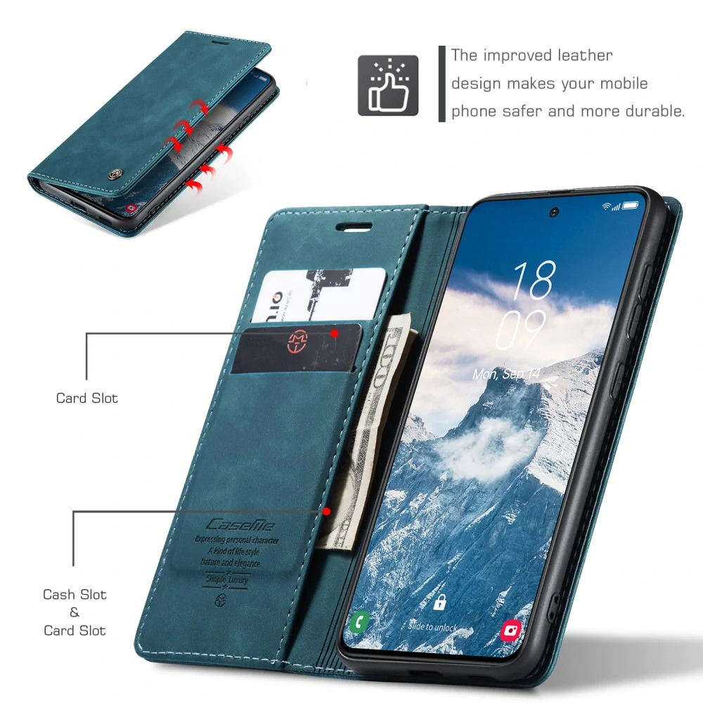 Puzdro na Samsung Galaxy S25 CASEME modré