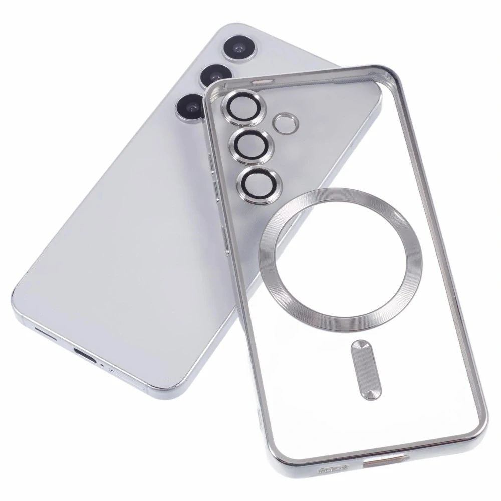 Kryt na Samsung Galaxy S25 s podporou MagSafe strieborný