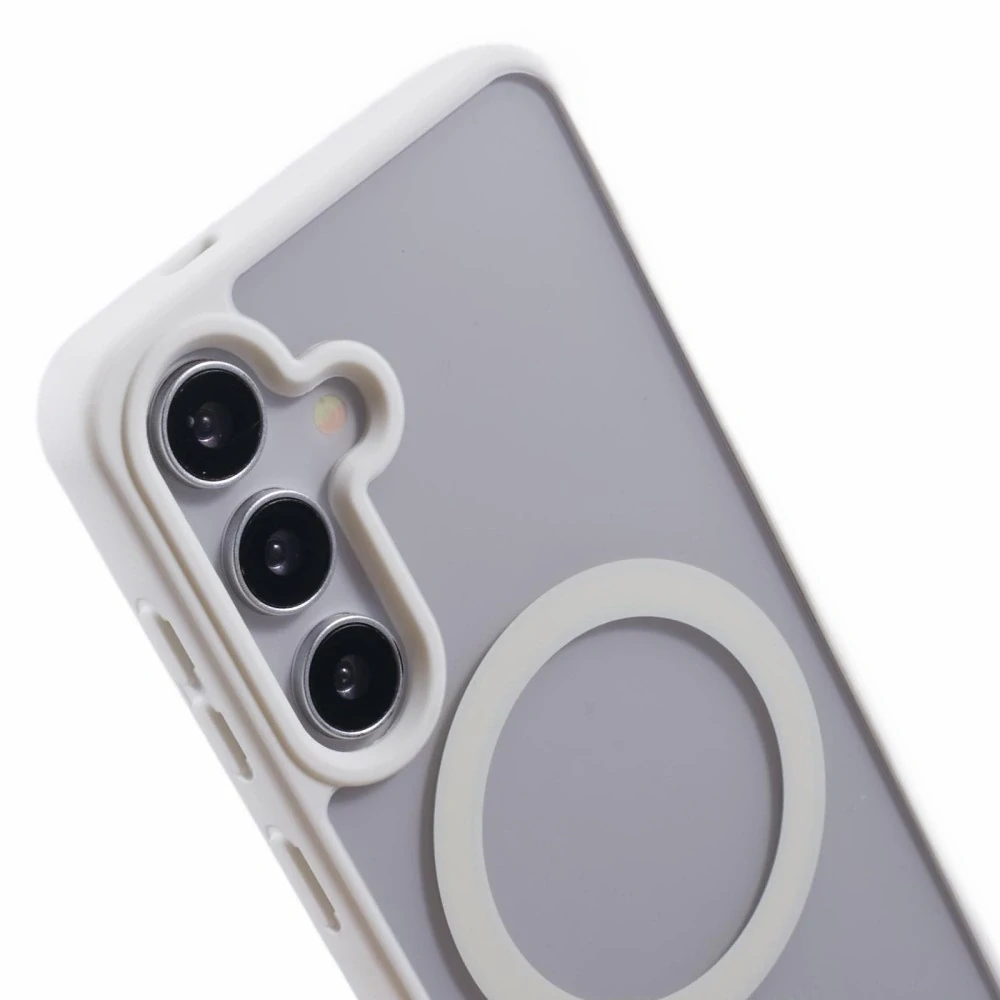 Kryt na Samsung Galaxy S23 FE matný s podporou MagSafe biely