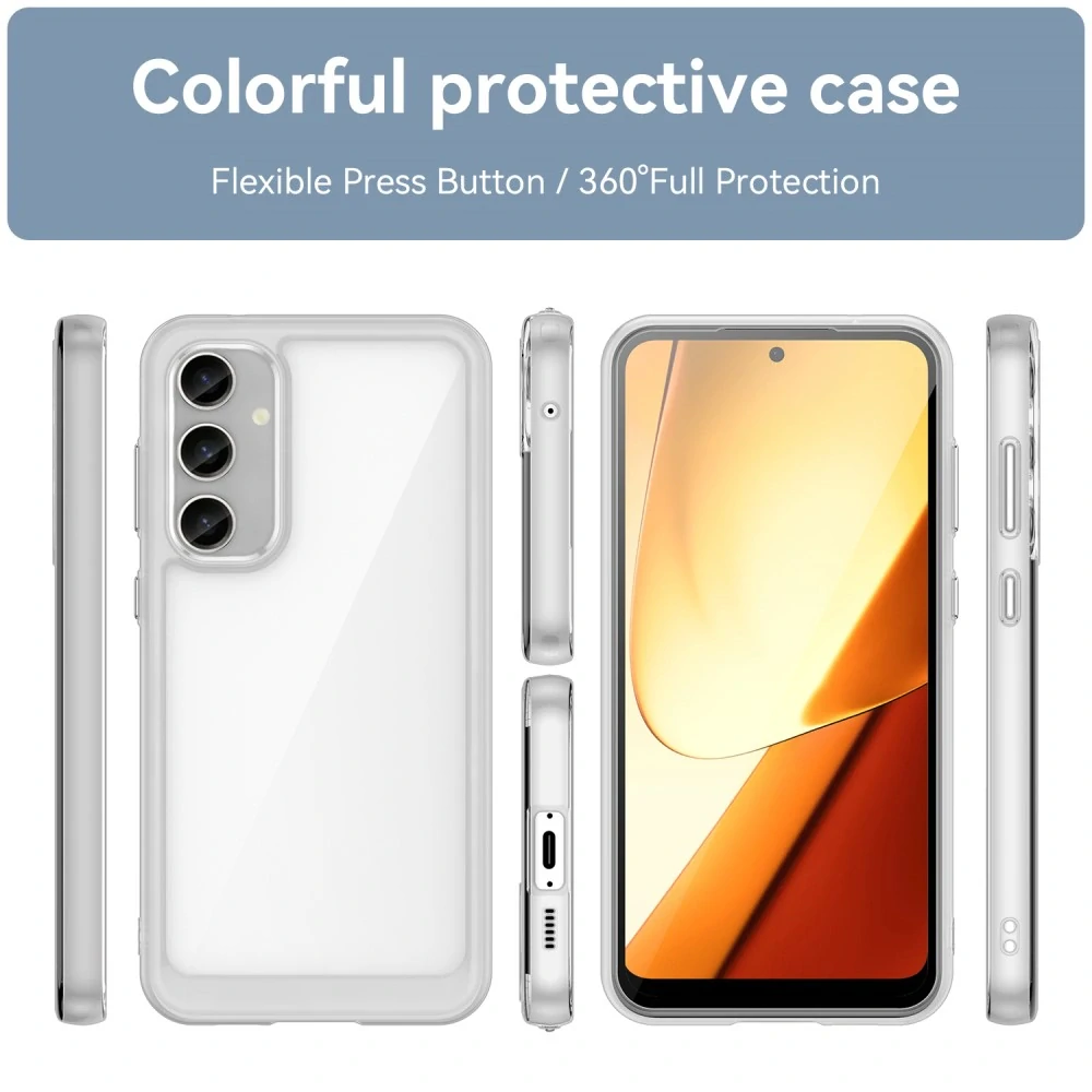 Kryt na Samsung Galaxy S23 FE odolný gumový číry