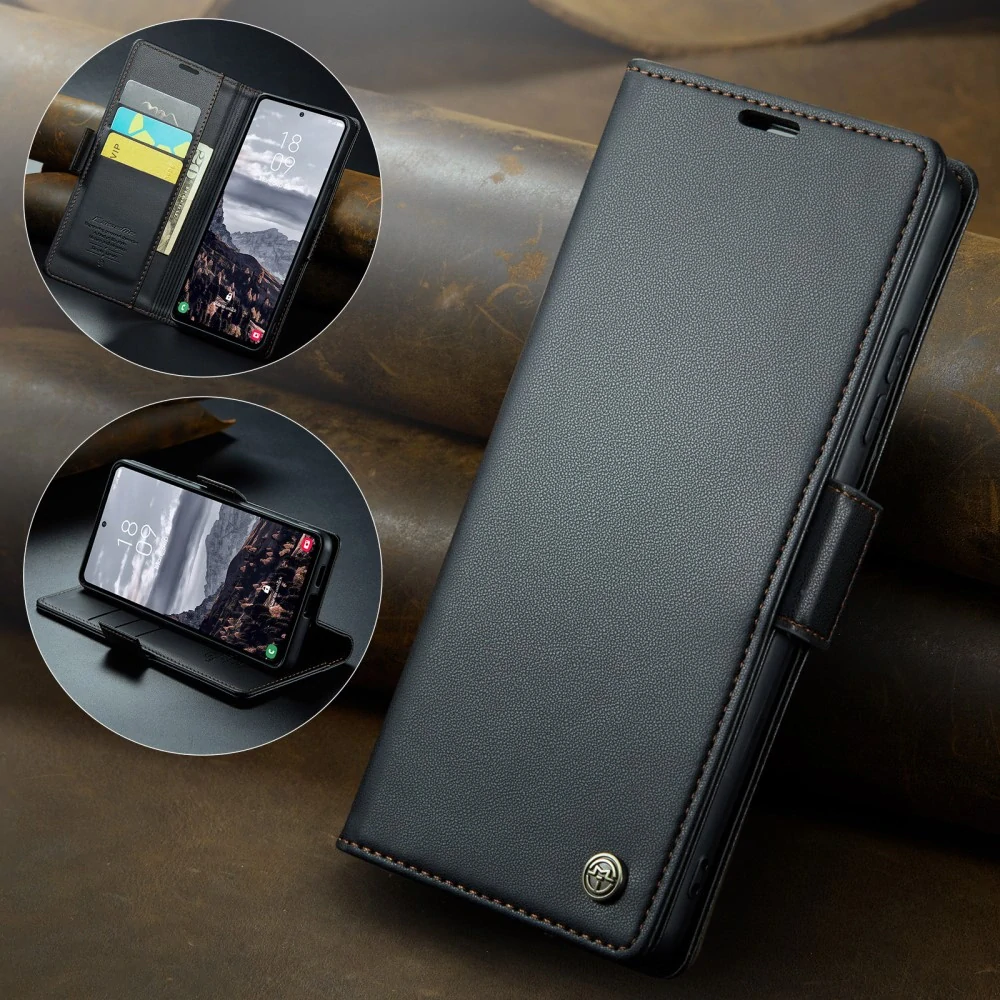 Puzdro na Samsung Galaxy S24 FE CASEME smooth čierne