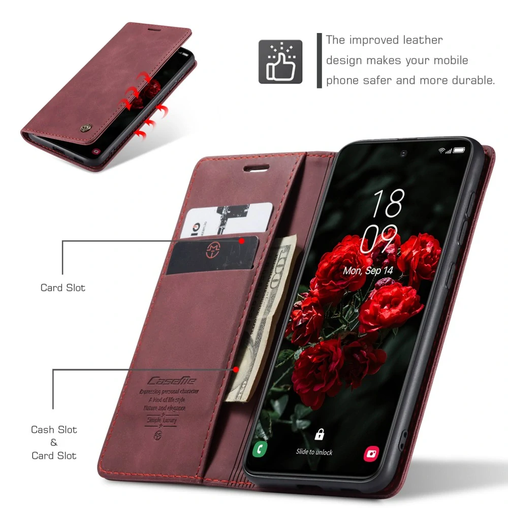 Puzdro na Samsung Galaxy S24 FE CASEME červené