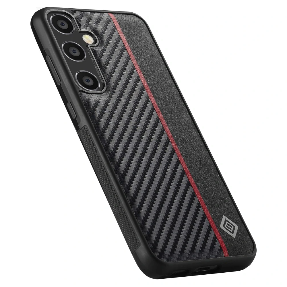 Kryt na Samsung Galaxy S24 FE odolný LC.IMEEKE Carbon čierny