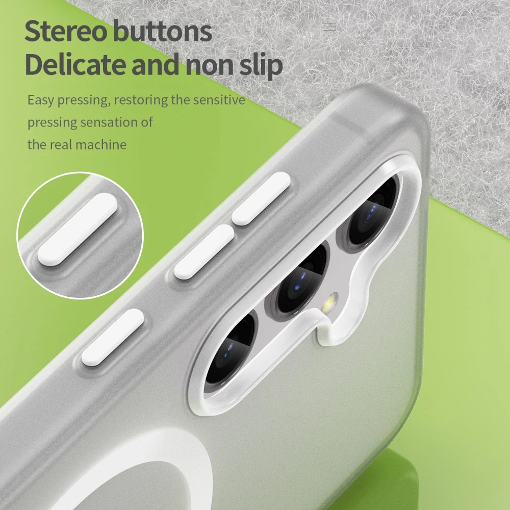 Kryt na Samsung Galaxy S25+ gumový Magnetic (podpora MagSafe) biely