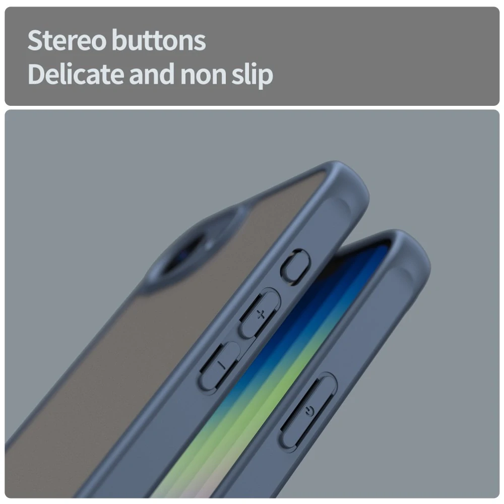 Kryt na iPhone 16E Frosted modrý