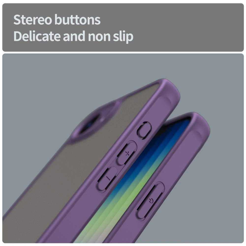 Kryt na iPhone 16E Frosted fialový