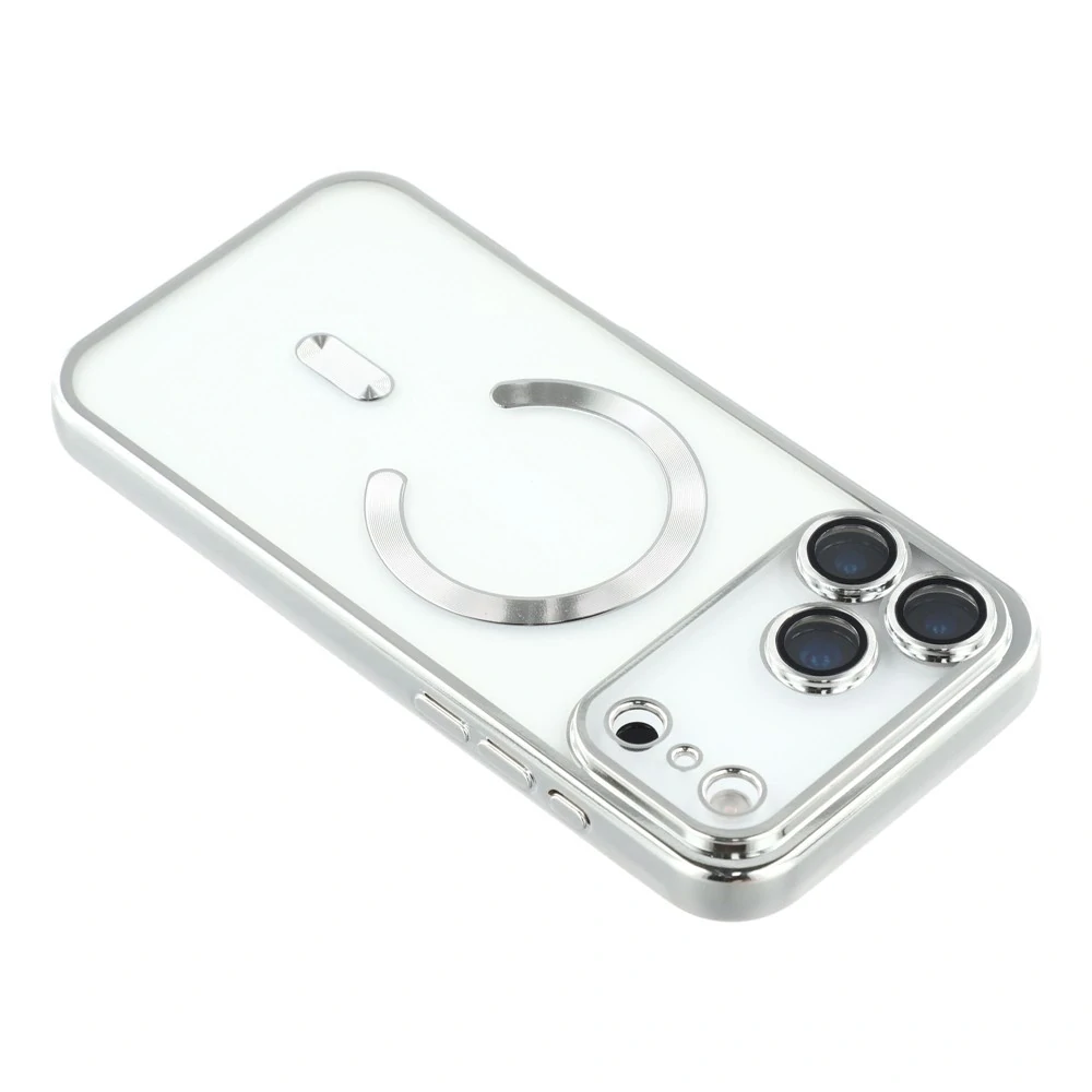 Kryt na iPhone 17 Pro s podporou MAGSAFE strieborný